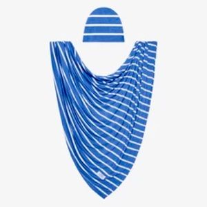 Posh Peanut Denim Swaddle Set